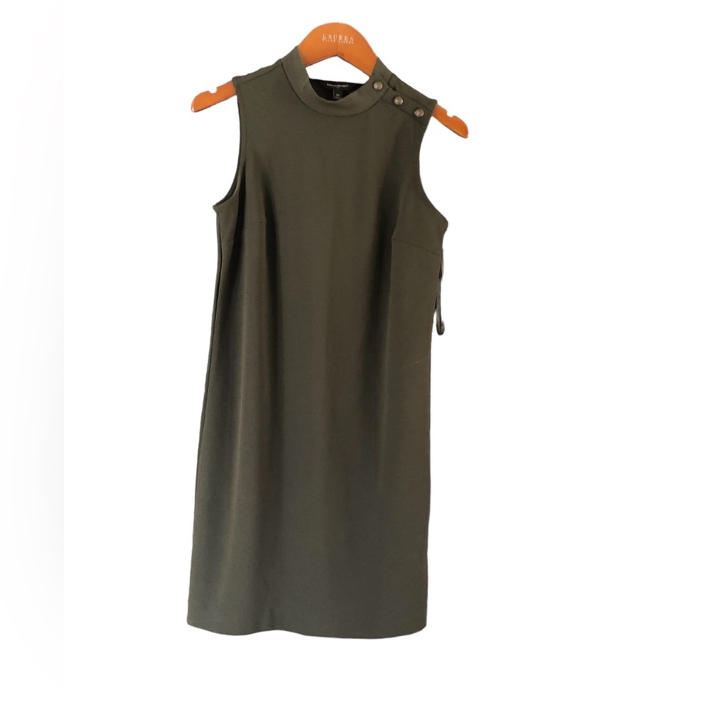 Banana Republic Military Green Sheath Dress Size XS